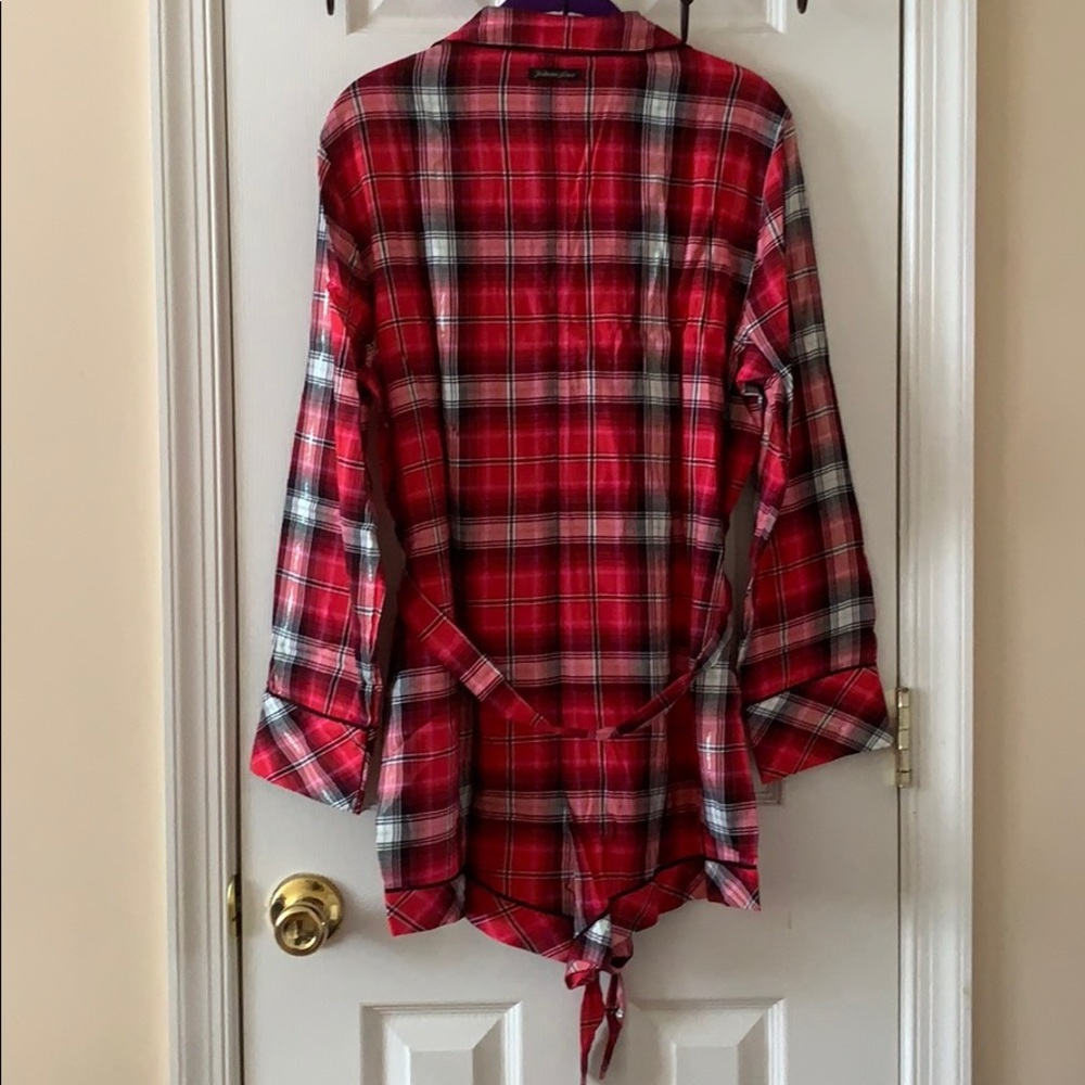 Victoria Secret Flannel Tie Romper - Picture 6 of 11